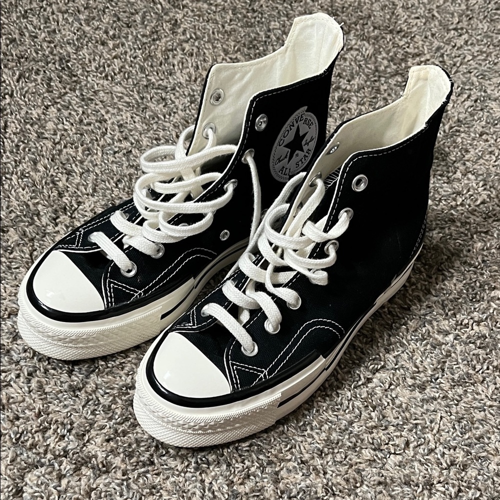 Converse Black and White High-Tops